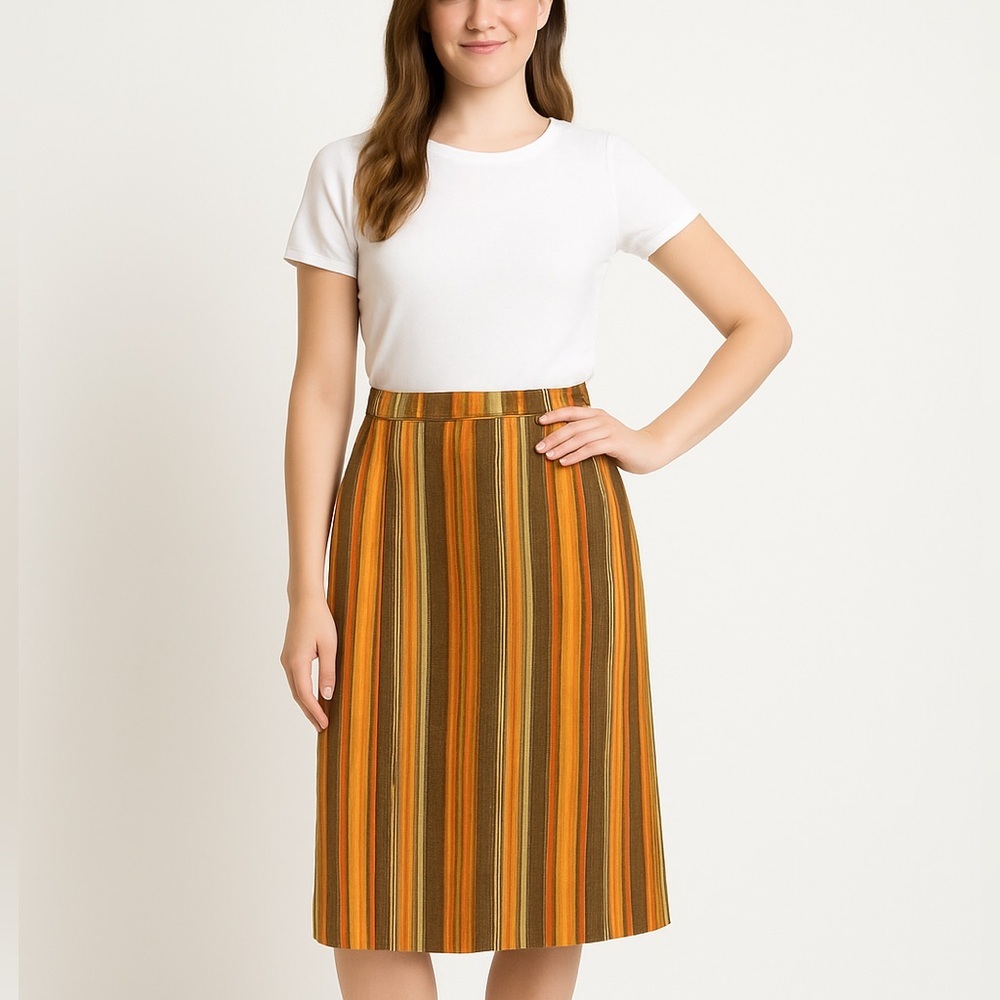Fox and hound long wrap‎ skirt, Size Large Petite